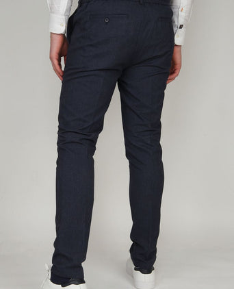 Suitable pantalon travis donkerblauw