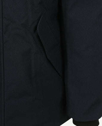 Parka zwart mountain donkerblauw
