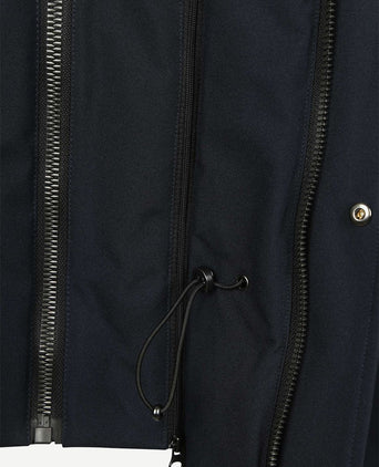 Parka zwart mountain donkerblauw