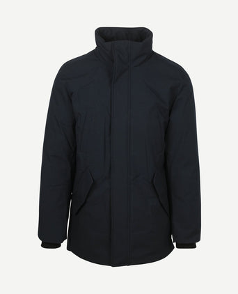 Parka zwart mountain donkerblauw