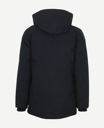 Parka zwart mountain donkerblauw