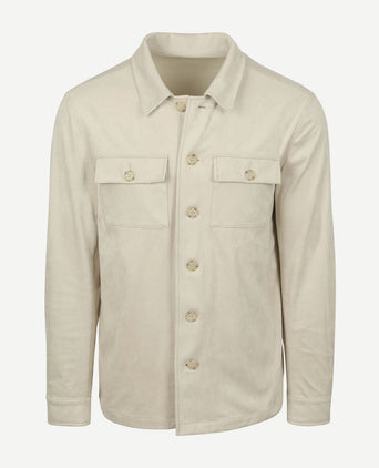 Suitable pasetta overshirt ecru | Regular-fit