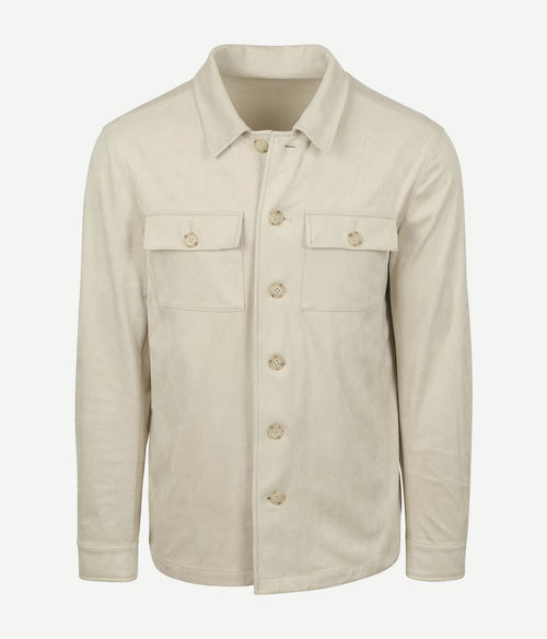 Suitable pasetta overshirt ecru | Regular-fit