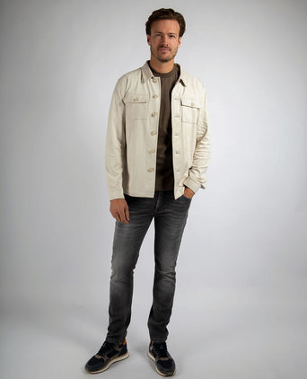 Suitable pasetta overshirt ecru | Regular-fit