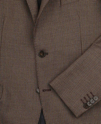 Suitable pied de poule colbert wol bruin