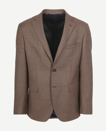 Suitable pied de poule colbert wol bruin