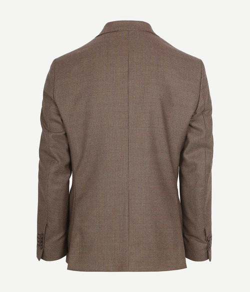 Suitable pied de poule colbert wol bruin