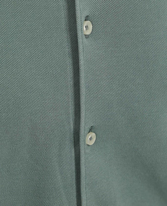 Suitable piqué overhemd groen