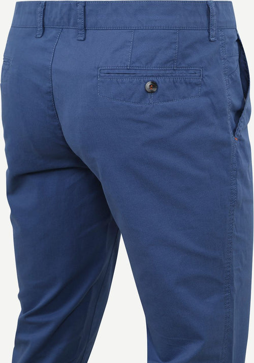 Suitable Plato chino blauw | Slim-fit