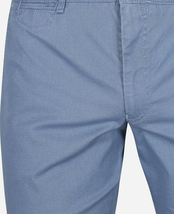 Suitable Plato chino blauw | Slim-fit