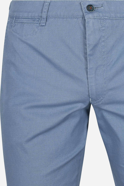 Suitable Plato chino blauw | Slim-fit