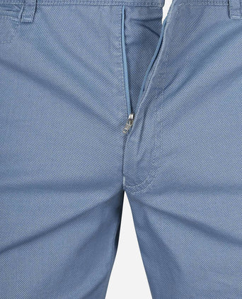 Suitable Plato chino blauw | Slim-fit