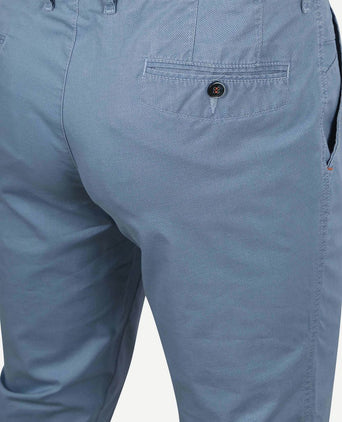 Suitable Plato chino blauw | Slim-fit