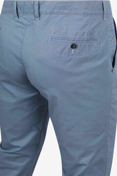 Suitable Plato chino blauw | Slim-fit