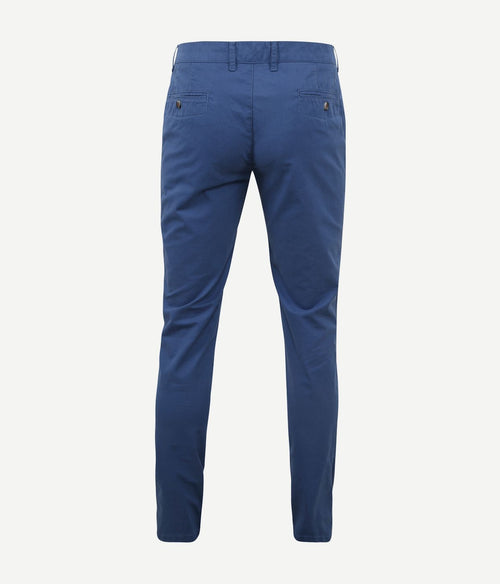 Suitable Plato chino blauw | Slim-fit