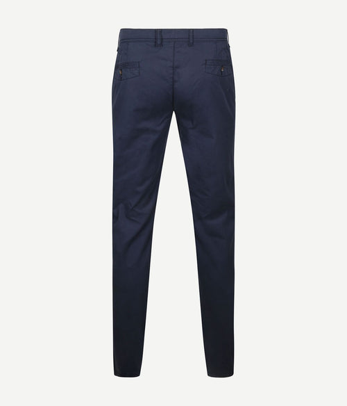 Suitable Plato chino donkerblauw | Slim-fit