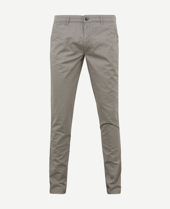 Suitable Plato chino grijs | Slim-fit