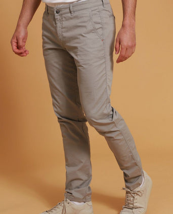 Suitable Plato chino grijs | Slim-fit
