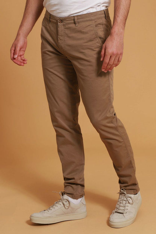 Suitable Plato chino khaki | Slim-fit