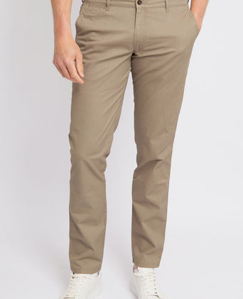 Suitable Plato chino khaki | Slim-fit