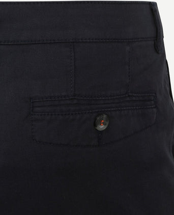 Suitable Plato chino donkerblauw | Slim-fit