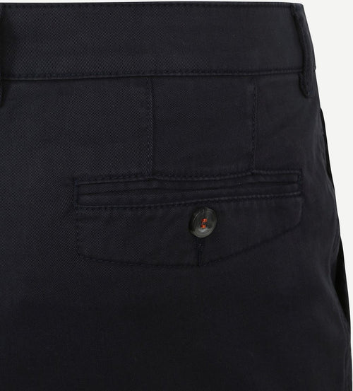 Suitable Plato chino donkerblauw | Slim-fit
