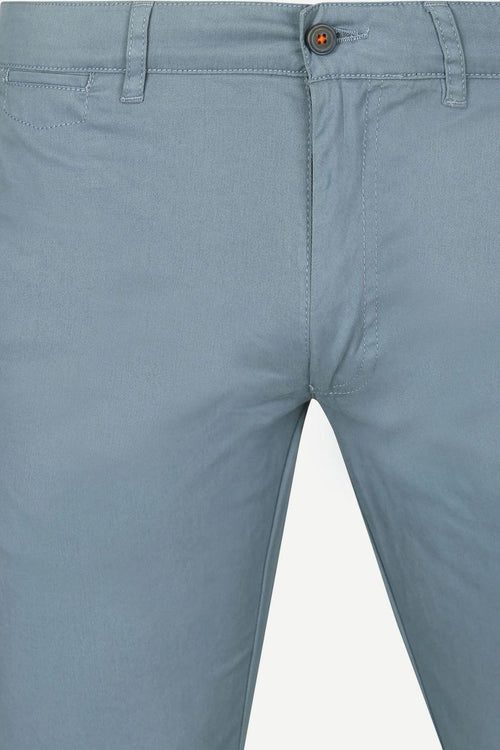 Suitable Plato chino steel blauw | Slim-fit