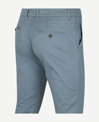 Suitable Plato chino steel blauw | Slim-fit