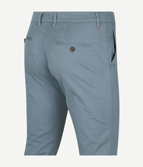 Suitable Plato chino steel blauw | Slim-fit