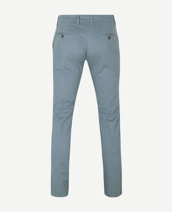 Suitable Plato chino steel blauw | Slim-fit