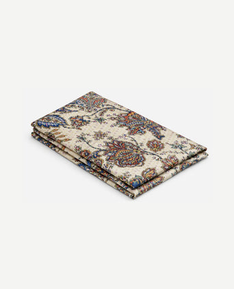 Pochet reversible bloem en geel