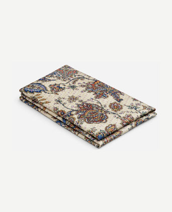 Pochet reversible bloem en geel