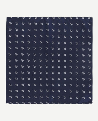 Suitable pochet anker donkerblauw