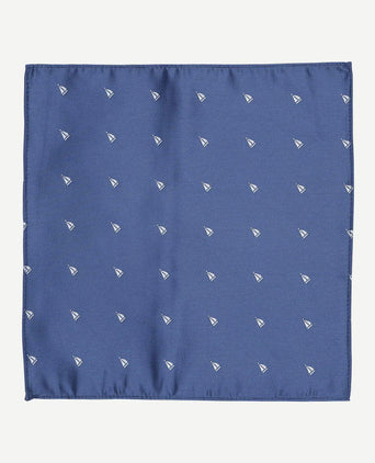 Pochet boat donkerblauw