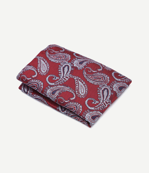Pochet paisley rood