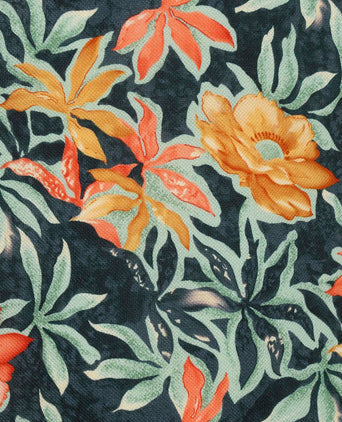 Polo bloemen groen