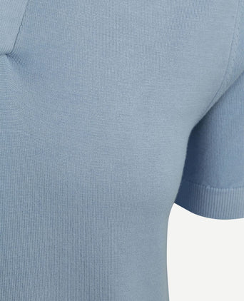 Polo riva compact staal blauw