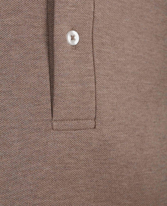 Poloshirt mel pique camel