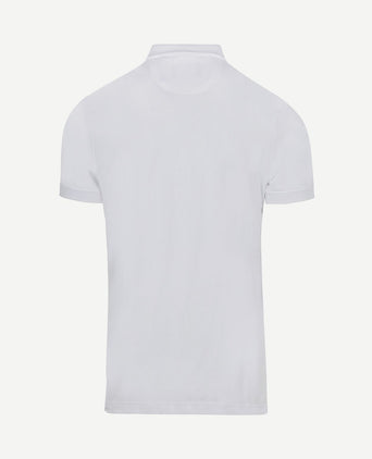 Liquid poloshirt wit