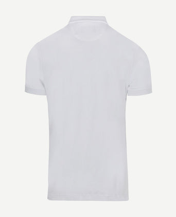 Liquid poloshirt wit