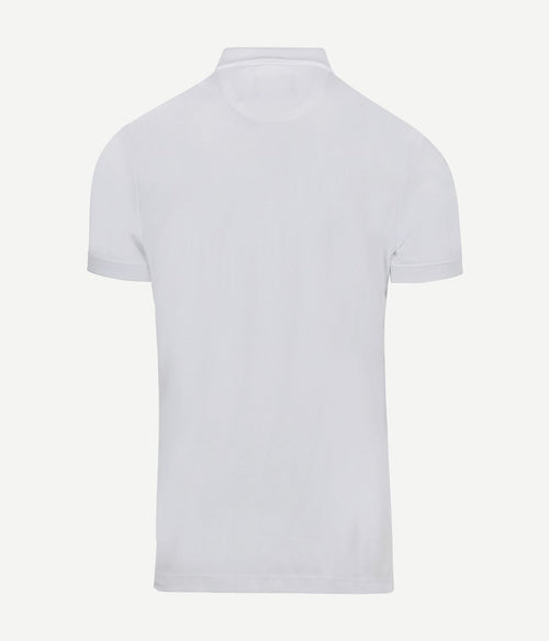 Liquid poloshirt wit