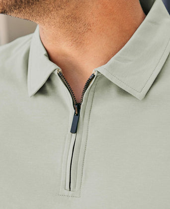 Poloshirt silky light green