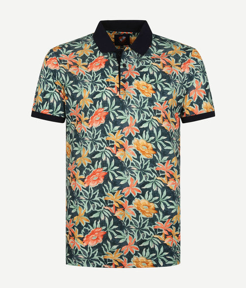 Suitable polo bloemen groen