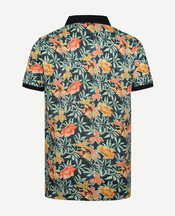 Polo bloemen groen