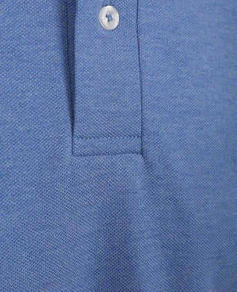 Polo mel pique mid blue
