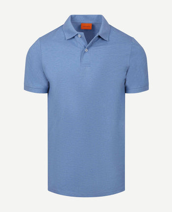 Polo mel pique mid blue