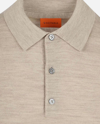 Polo rishi merinowol beige