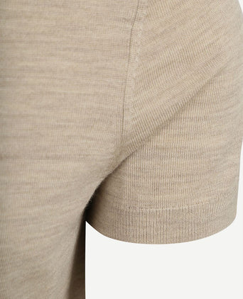 Polo rishi merinowol beige