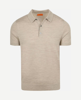 Polo rishi merinowol beige