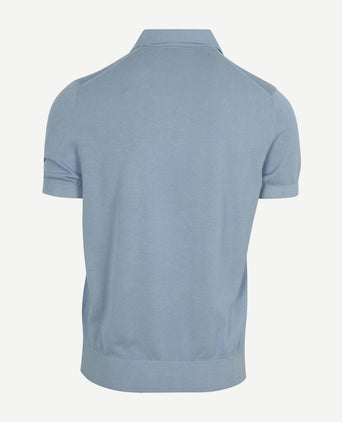 Polo riva compact staal blauw